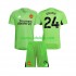 Camisola Manchester United Andre Onana 24 Guarda-redes Criança Equipamento Primeiro 2023-2024 Manga Curta